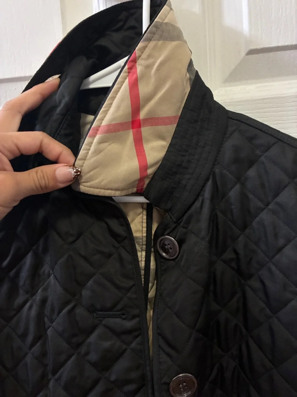 Burberry Classic Quilted Black Women's Jacket - Picture 6 of 6